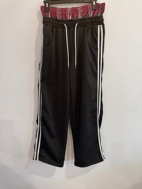Mens Double Waist Baggy Sweatpants size Small